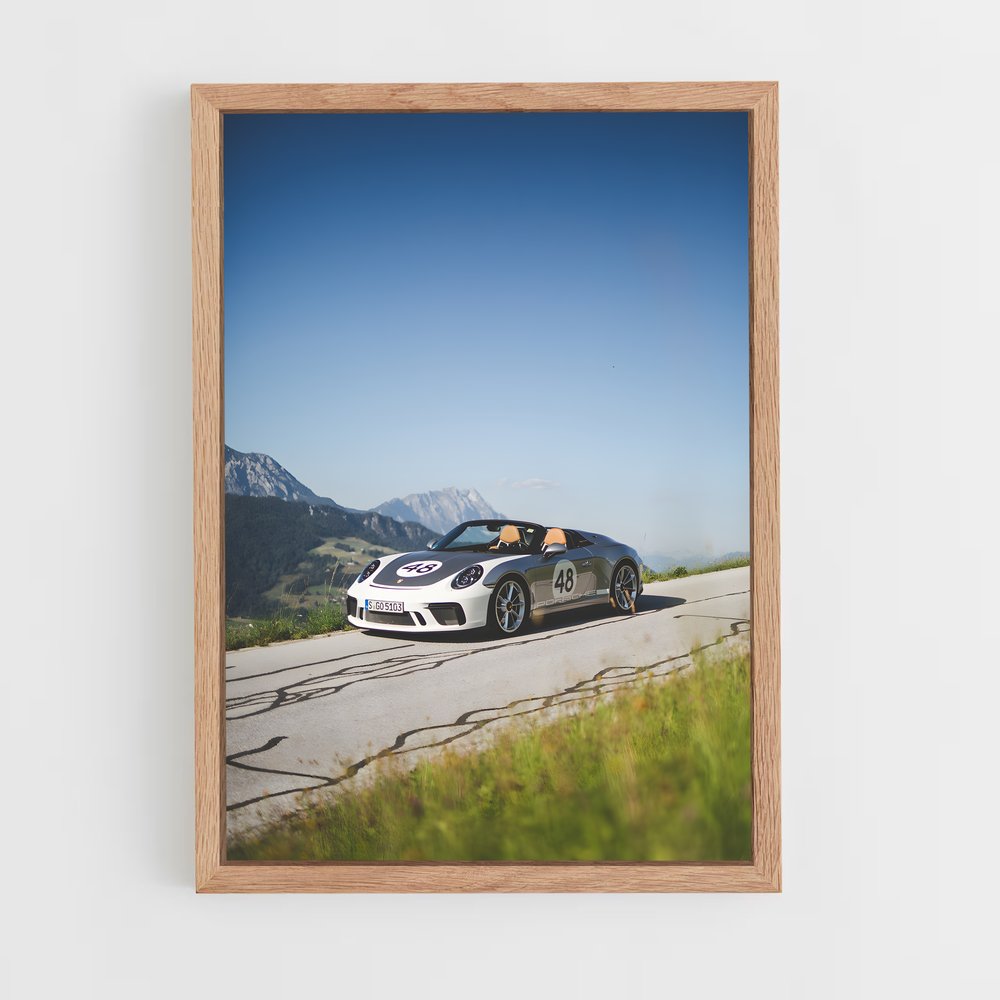 Poster Route 911 – affiche Porsche (vue 4)